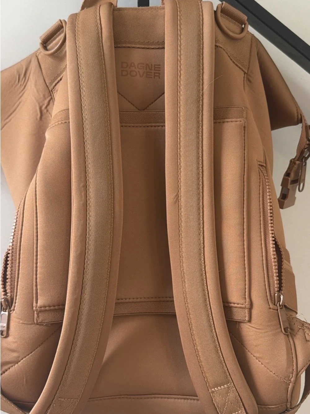 Dagne Dover Camel Neoprene diaper bag
